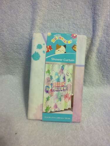 Squishmallows fabric shower - fabric,